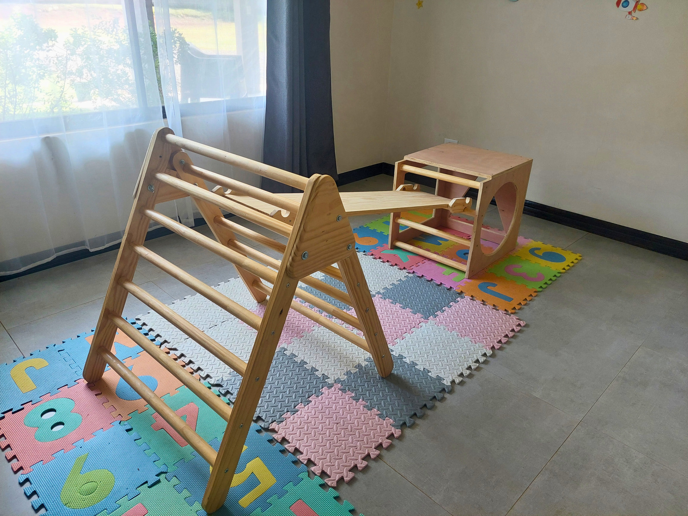 Gimnasio número uno de madera
