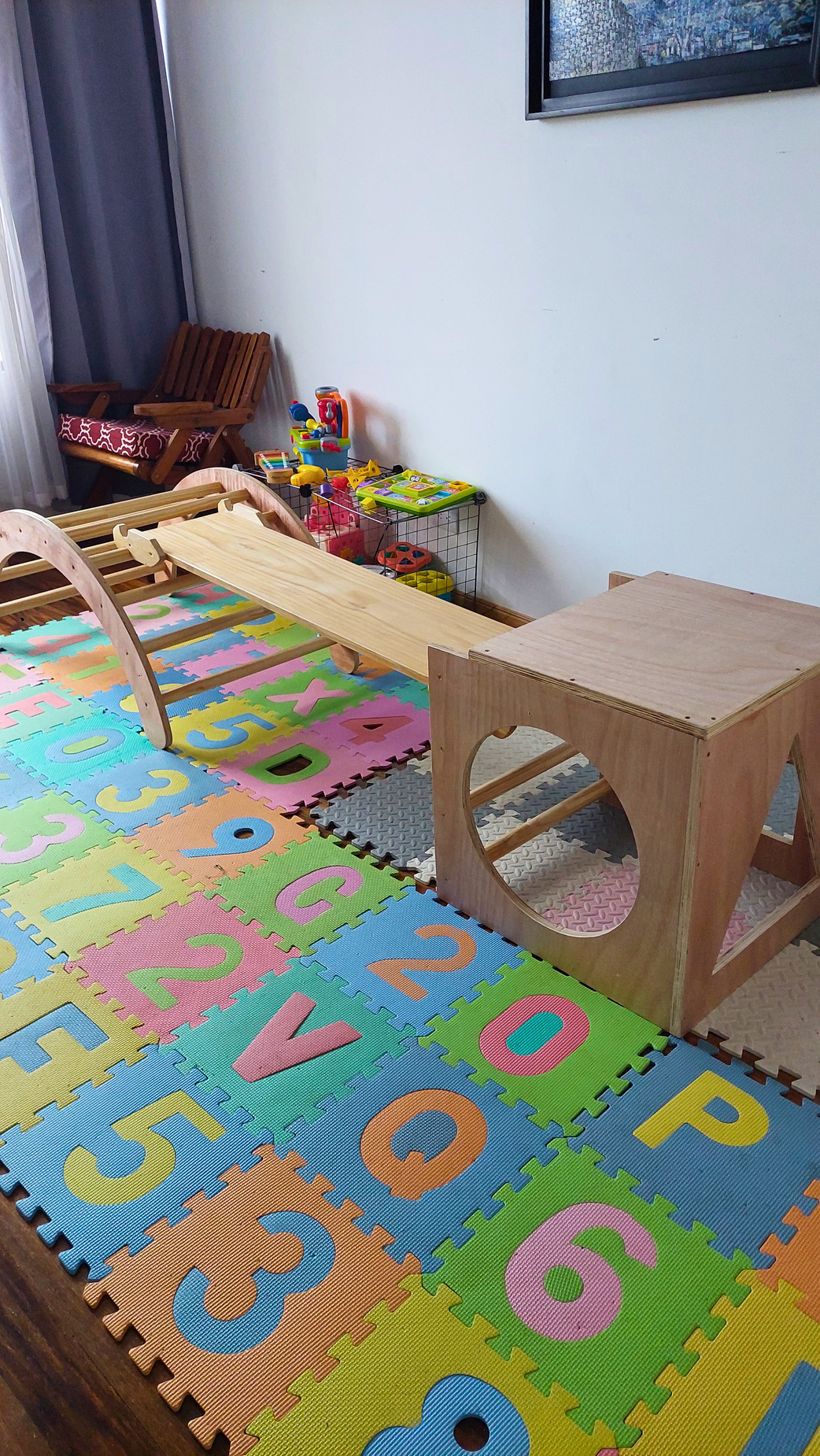 Gimnasio número tres de madera
